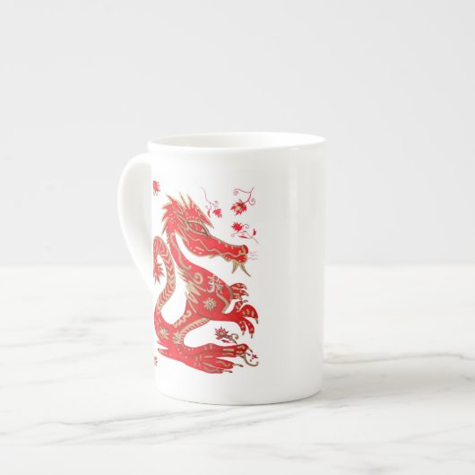 Jaar van de Dragon Bone China Mok (Links)