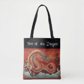 Jaar van de Dragon Canvas tas (Voorkant)