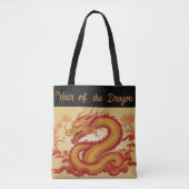 Jaar van de Dragon Canvas tas (Voorkant)