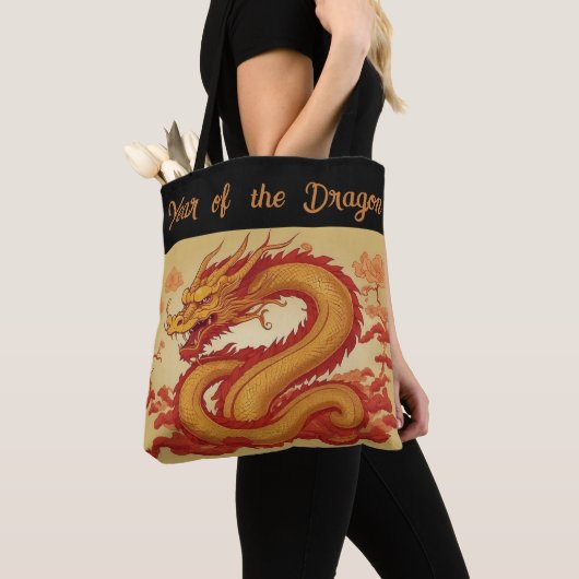Jaar van de Dragon Canvas tas (Dichtbij)