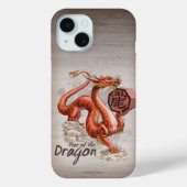 Jaar van de Dragon Chinese Zodiac Art iPhone Case (Achterkant)