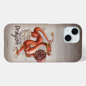 Jaar van de Dragon Chinese Zodiac Art iPhone Case (Achterkant (horizontaal))
