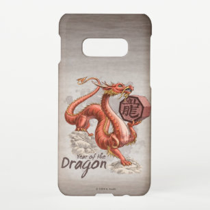 Jaar van de Dragon Chinese Zodiac Art iPhone Case Samsung Galaxy S10E Hoesje