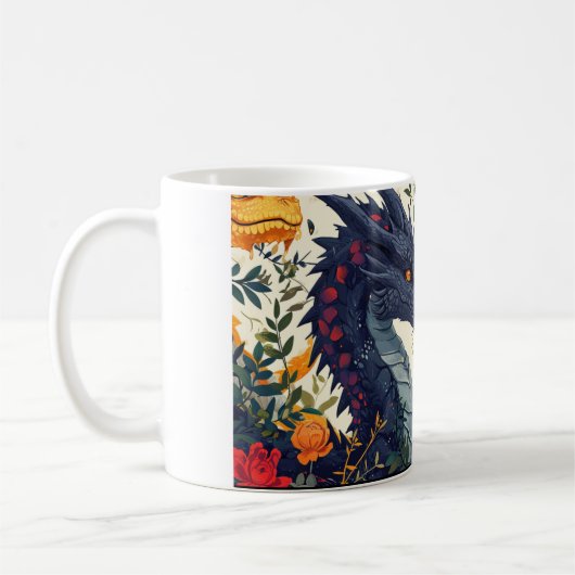 Jaar van de Dragon Coffe Mok met Draken (Links)