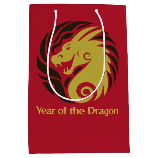 Jaar van de Dragon Design Medium Cadeauzakje