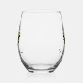 Jaar van de Dragon Design Stemless Wijnglas Wijnglas Zonder Voet (Links)