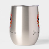 Jaar van de Dragon Design Thermische Wijn Tumbler (Links)