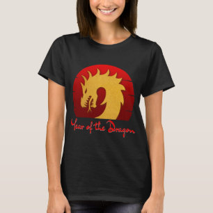 JAAR VAN DE DRAGON GOUD ROOD T-SHIRT