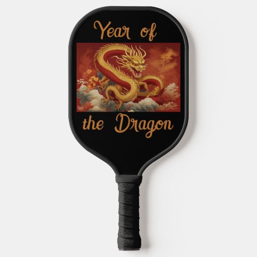 Jaar van de Dragon Pickleball Paddle (Voorkant)