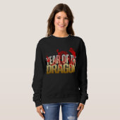 JAAR VAN DE DRAGON ROOD GOUD TRUI (Voorkant volledig)