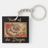 Jaar van de Dragon Sleutelhanger (Achterkant)