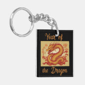 Jaar van de Dragon Sleutelhanger (Voorkant Links)