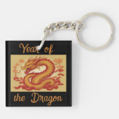 Jaar van de Dragon Sleutelhanger (Achterkant)