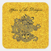 Jaar van de Dragon Stickers (Voorkant)