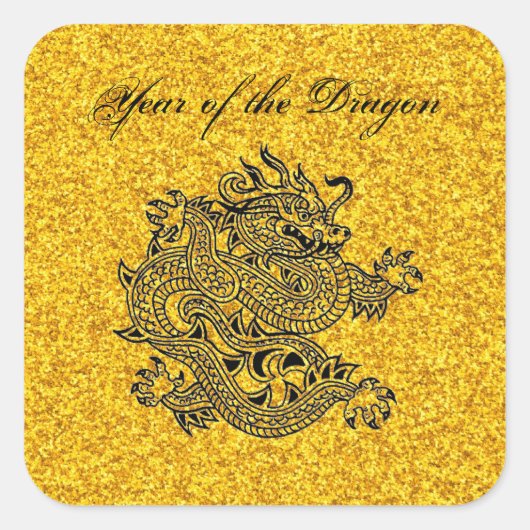 Jaar van de Dragon Stickers (Voorkant)
