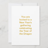 Jaar van de Drakenrechthoek Kaart (Achterkant)