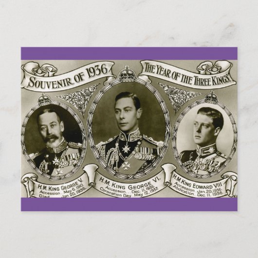  Jaar van de Drie Koningen 1936 Briefkaart (Voorkant)