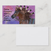 Jaar van de Eagle Horse Visitekaartje (Voorkant / Achterkant)