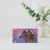 Jaar van de Eagle Horse Visitekaartje (Staand voorkant)