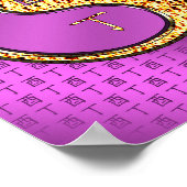 Jaar van de Fire Rooster Poster (Hoek)