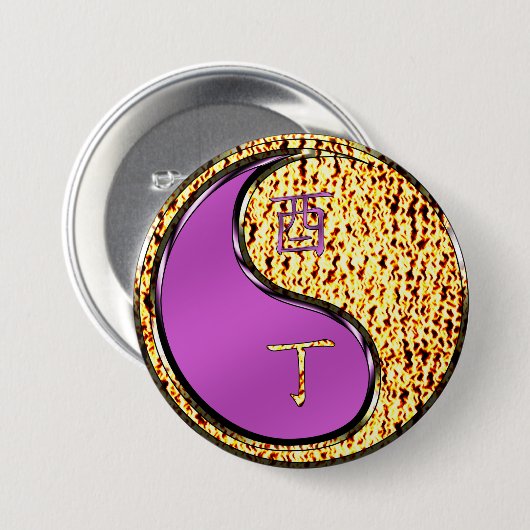 Jaar van de Fire Rooster Ronde Button 7,6 Cm (Voorkant /achterkant)