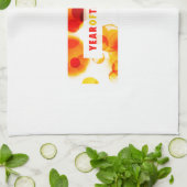 jaar van de geit 2015 (bokeh) theedoek (Gevouwen)