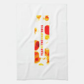 jaar van de geit 2015 (bokeh) theedoek (Verticaal)