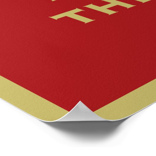 Jaar van de geit ~ 2015 Chinees nieuwjaar Poster (Hoek)