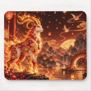 Jaar van de Geit 2027 Chinese Zodiak Muismat