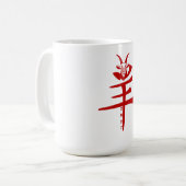 Jaar van de Geit 2027 Koffiemok (Voorkant links)