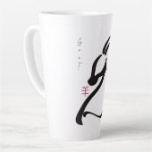 Jaar van de Geit 2027 Latte Mok (Linkerhoek)