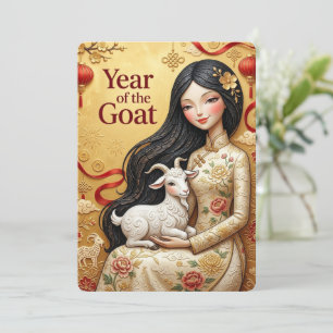 Jaar Van De Geit 2027 Maankalender Nieuwjaar Kaart