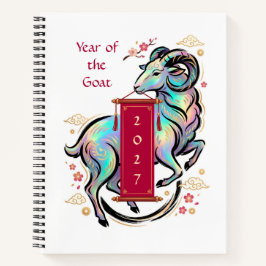 Jaar van de Geit 2027 Notitieboek