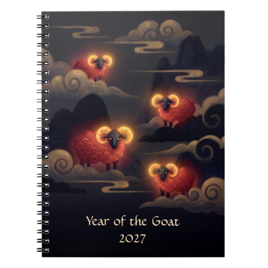 Jaar van de Geit 2027 Notitieboek (Voorkant)