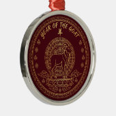 Jaar Van De Geit 2027 Ornament (Rechts)