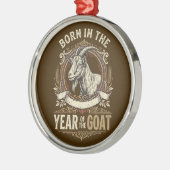 Jaar Van De Geit 2027 Ornament Maan Nieuwjaar (Links)
