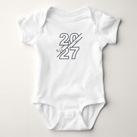 Jaar van de Geit 2027 Romper (Voorkant)