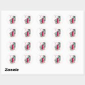 Jaar van de Geit 2027 Ronde Sticker (Vel)