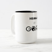 Jaar van de Geit 2027 Tweekleurige Koffiemok (Voorkant links)