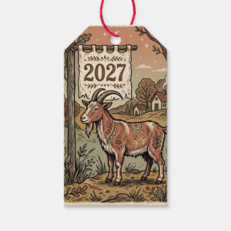Jaar Van De Geit 2027 Voor Vrouw Cadeaulabel