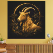 Jaar van de geit canvas afdruk (Insitu (Woonkamer))