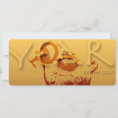 Jaar van de Geit Chinees Jaar Zodiac Uitnodiging (Voorkant)