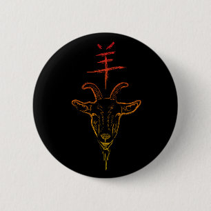 jaar van de geit ronde button 5,7 cm