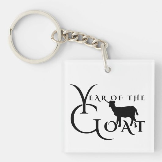 Jaar van de geit sleutelhanger (voorkant)