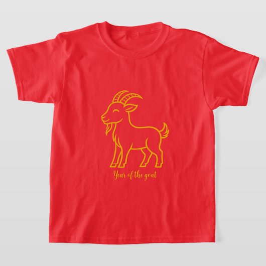 Jaar van de geit  t-shirt (Laagn)