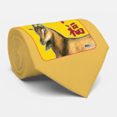 Jaar van de Geit - Veel Geluk! Stropdas (Opgerold)
