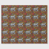Jaar van de geitenschaap Ram Graffiti Cadeaupapier (Vlak)