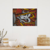 Jaar van de geitenschaap Ram Graffiti Poster (Keuken)