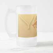 Jaar van de Geitenziekte Chinees Jaar van de Zodia Matglas Bierpul (Links)