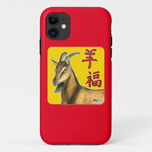 Jaar van de Goat-Good Luck! iPhone 11 Hoesje